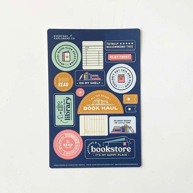 Good Reads - 4x6 Sticker Sheet