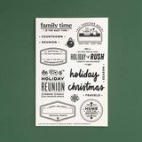 Home for the Holidays - 4x6 Clear Stamp Set