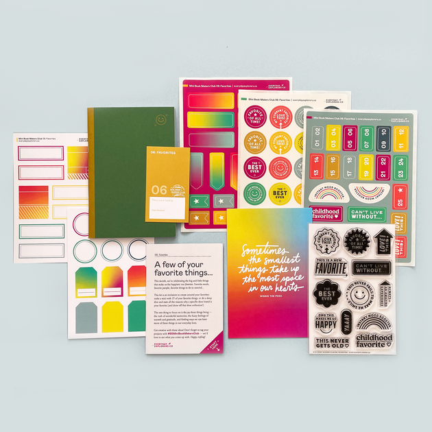 Mini Book Makers Club Kit: Favorites