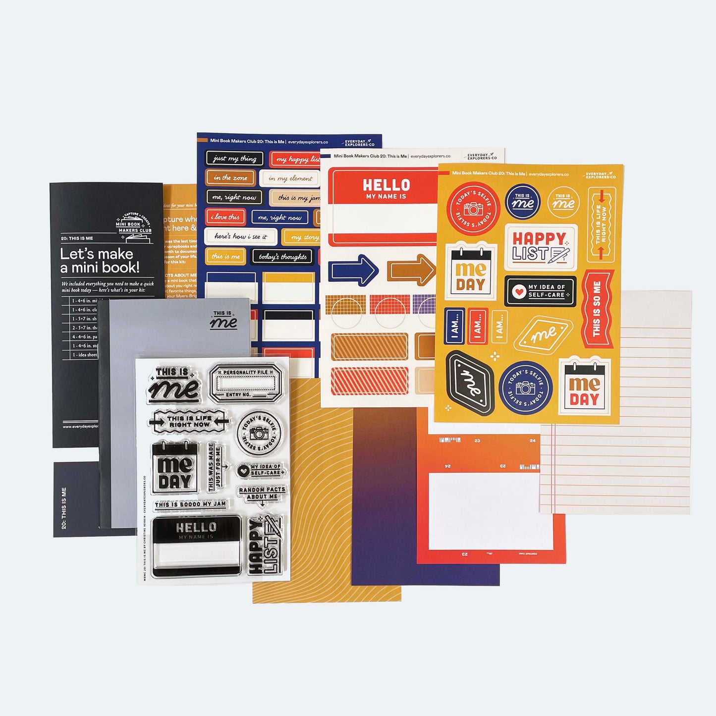 Mini Book Makers Club Kit 20: This is Me