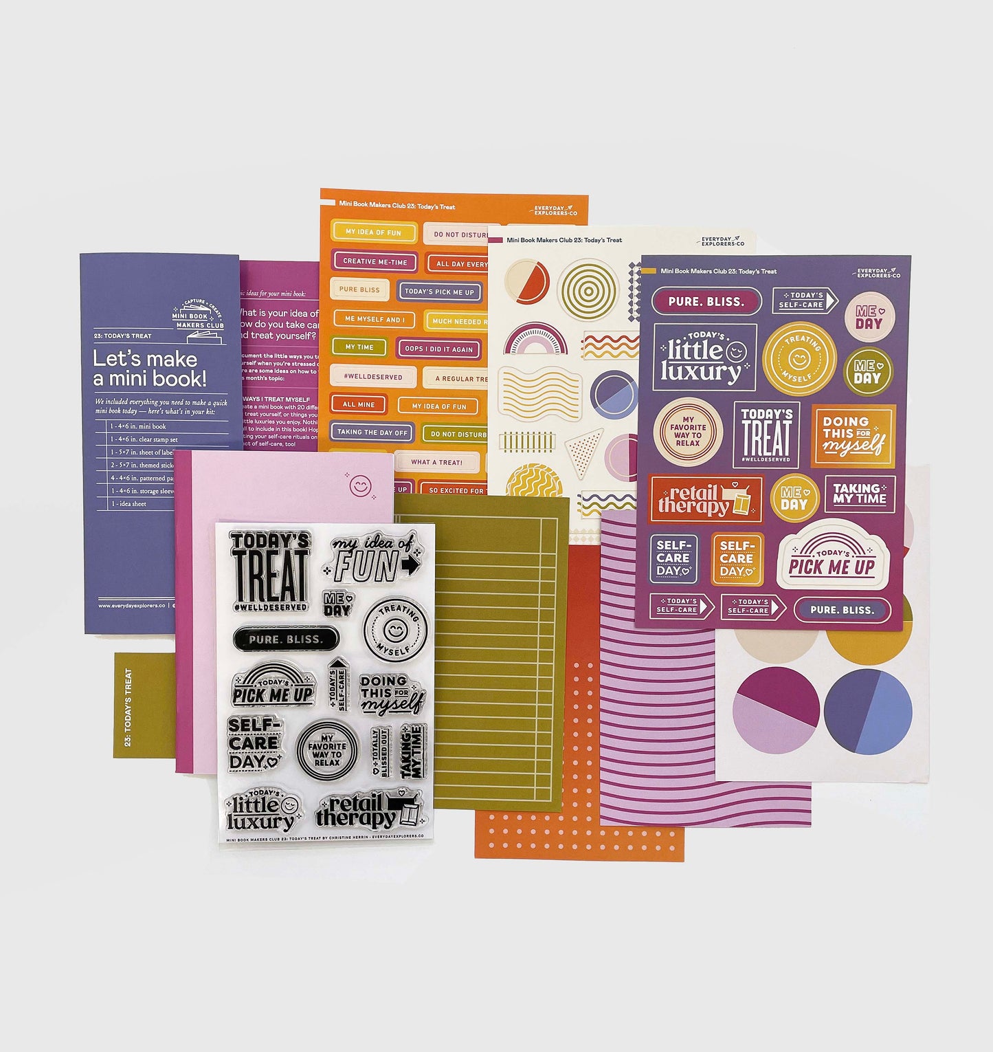 Mini Book Makers Club Kit 23: Today's Treat