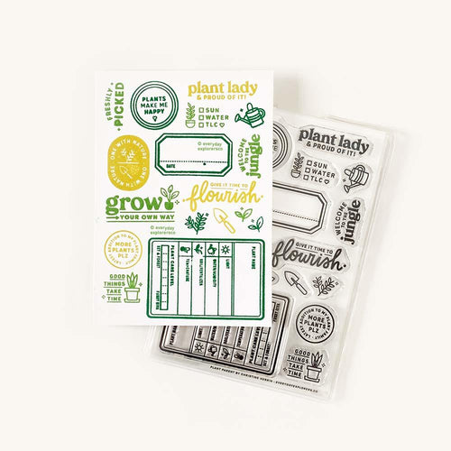 Plant Parent - 4x6 Clear Stamp Set