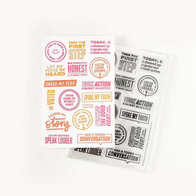 Big Wins - 4x6 Clear Stamp Set