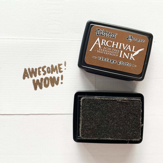 Mini Archival Ink Pad - Vintage Photo