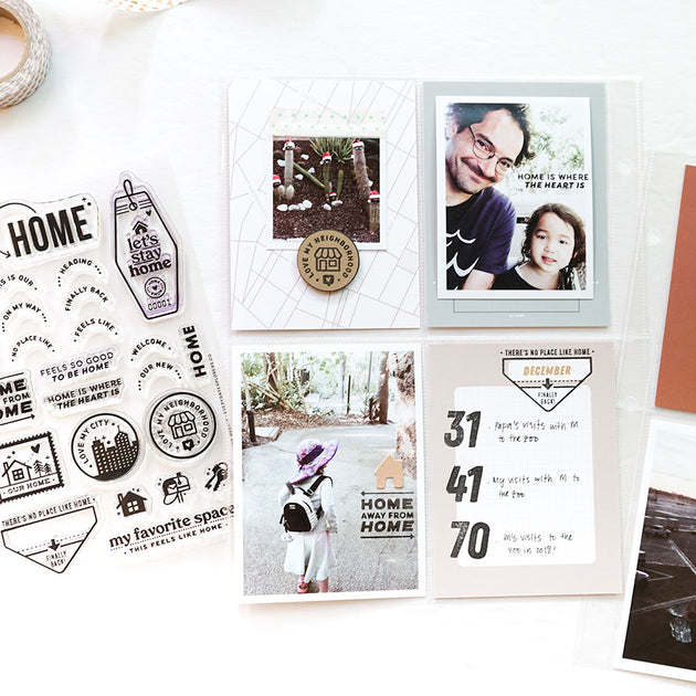 Passport: Home - 4x6 Clear Stamp Set