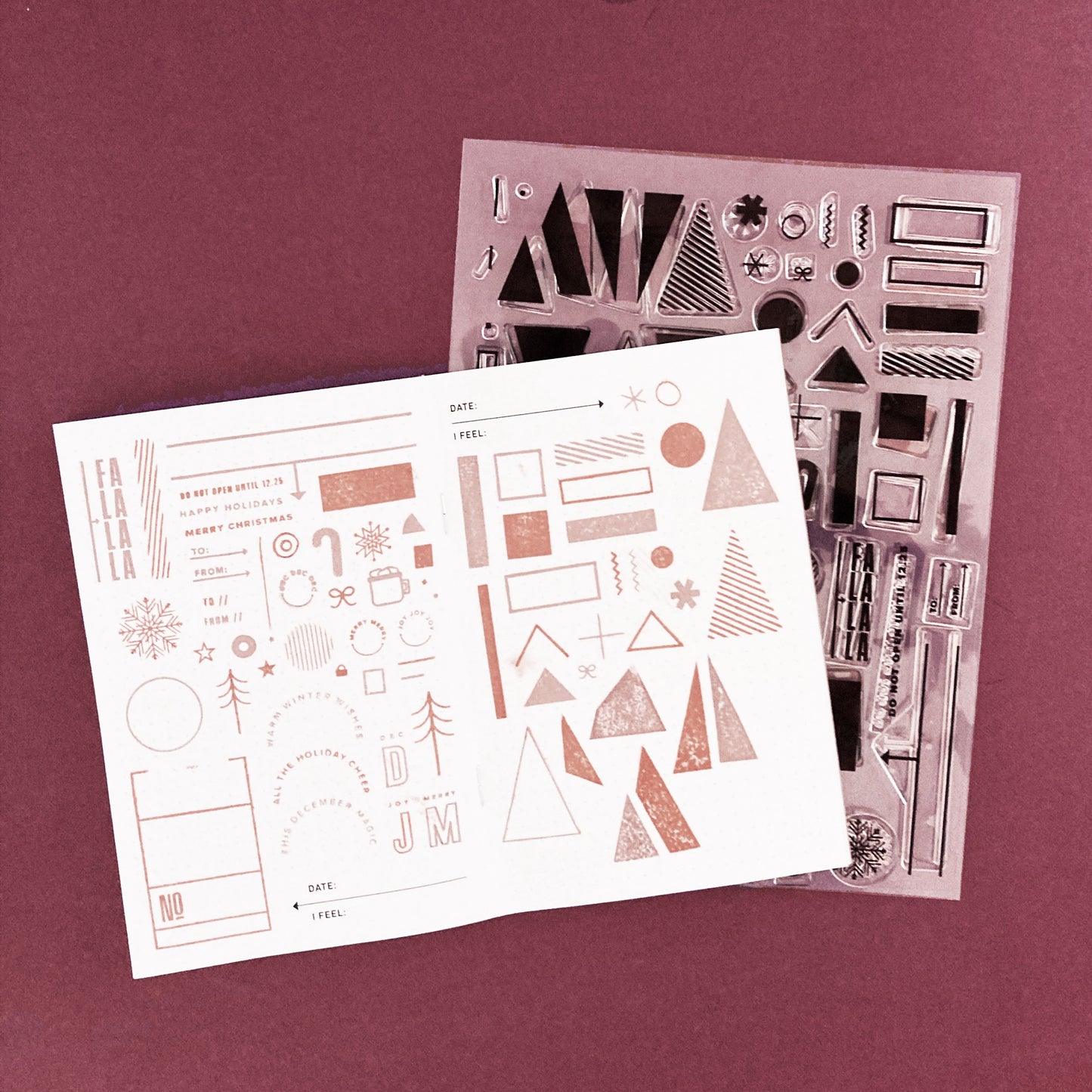 Christmas Tags by Kari Stiles - 6x8 Clear Stamp Set