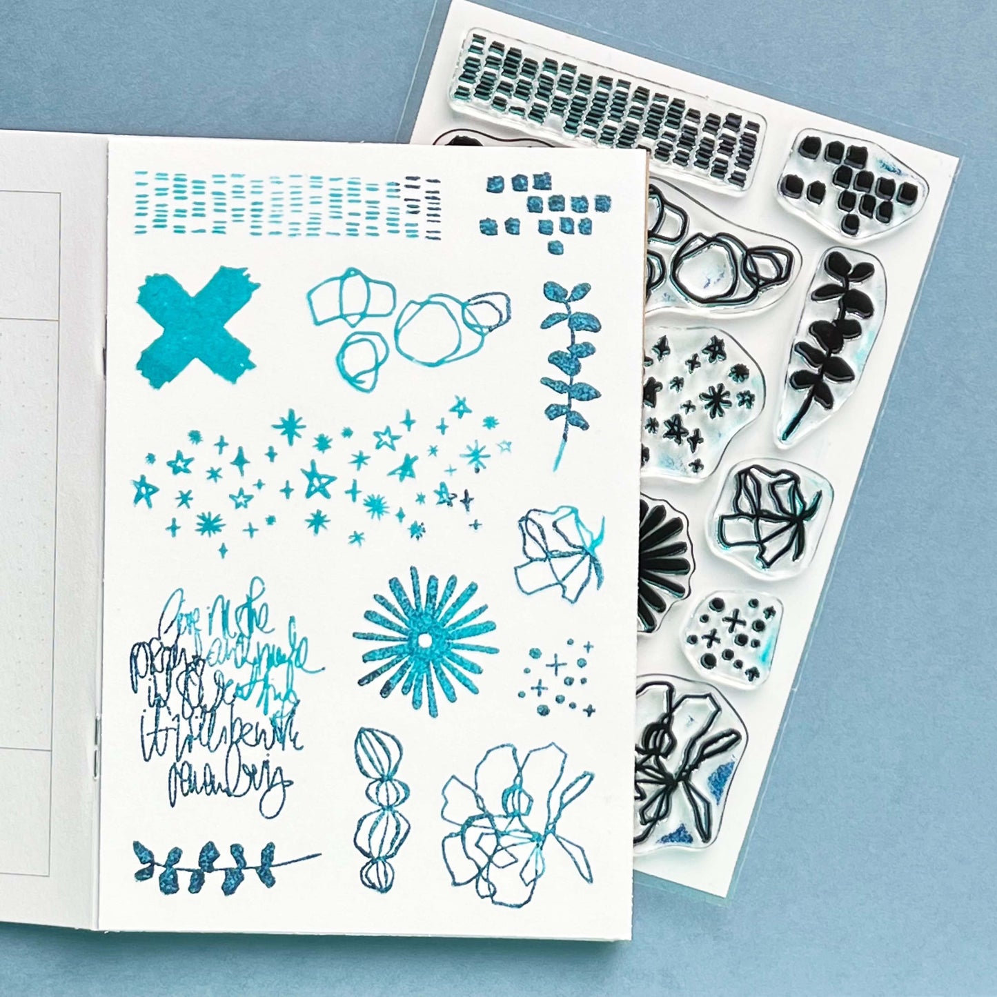 Lines & Dots by Felicitas Mayer - 4x6 Clear Stamp Set