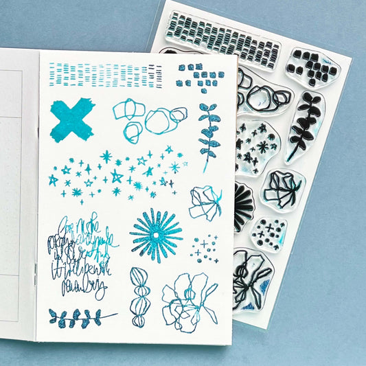 Lines & Dots by Felicitas Mayer - 4x6 Clear Stamp Set