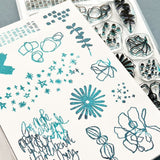 Lines & Dots by Felicitas Mayer - 4x6 Clear Stamp Set