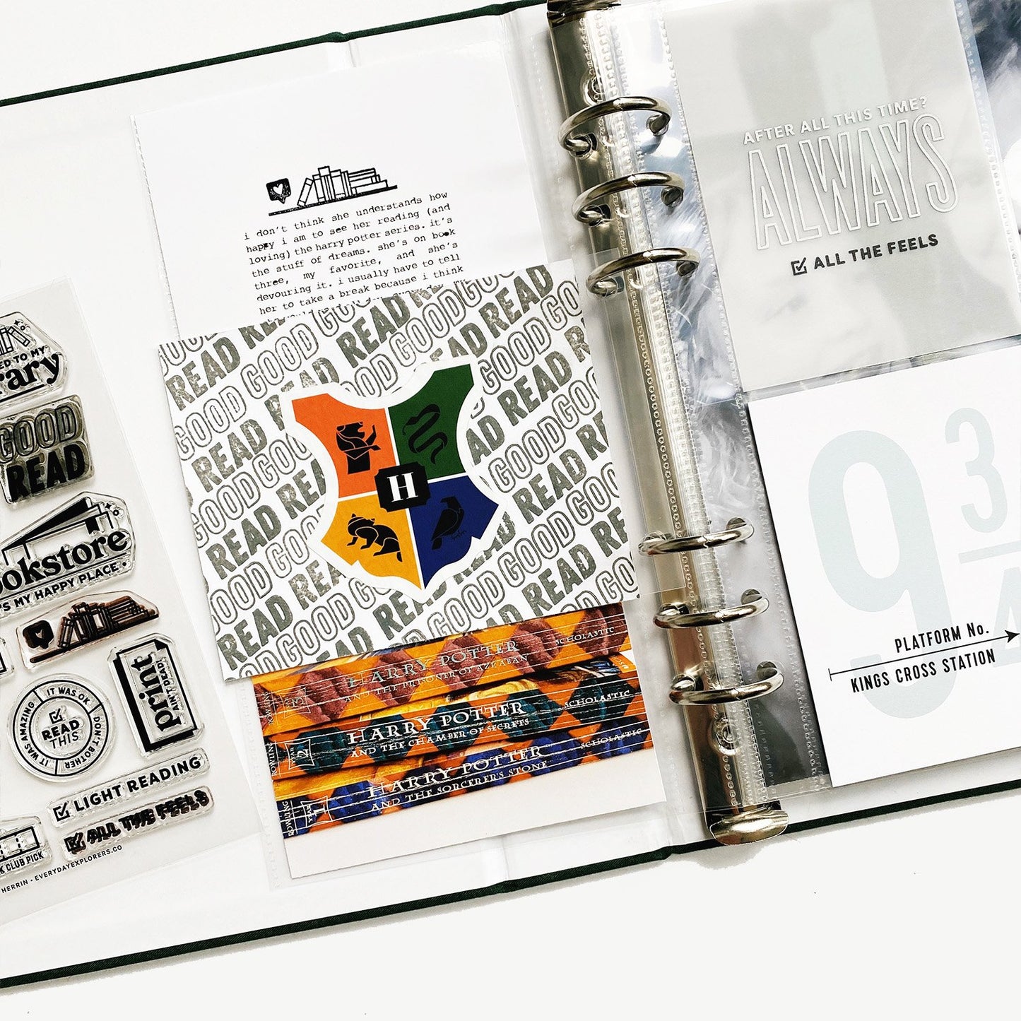 Good Reads - 4x6 Clear Stamp Set