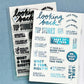 Looking Back - 4x6 Clear Stamp Set