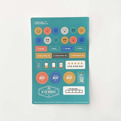 Mood Tracker - 4x6 Sticker Sheet