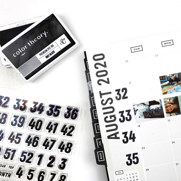 More Calendar Days - 6x8 Clear Stamp Set
