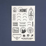 Passport: Home - 4x6 Clear Stamp Set