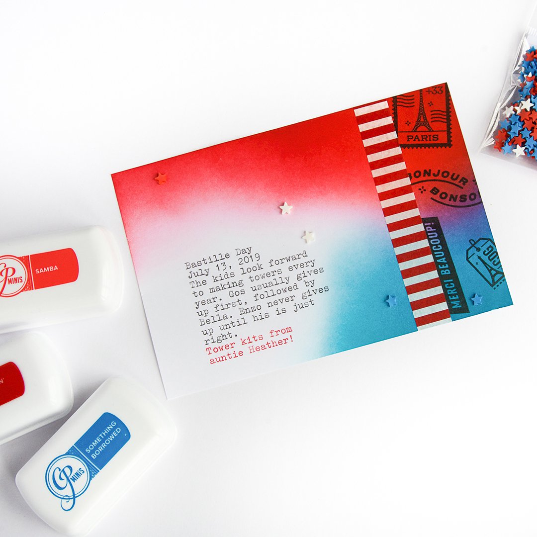 Passport: Paris - 4x6 Clear Stamp Set