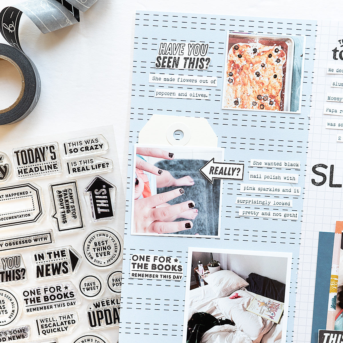 Thoughts on Today - 4x6 Clear Stamp Set