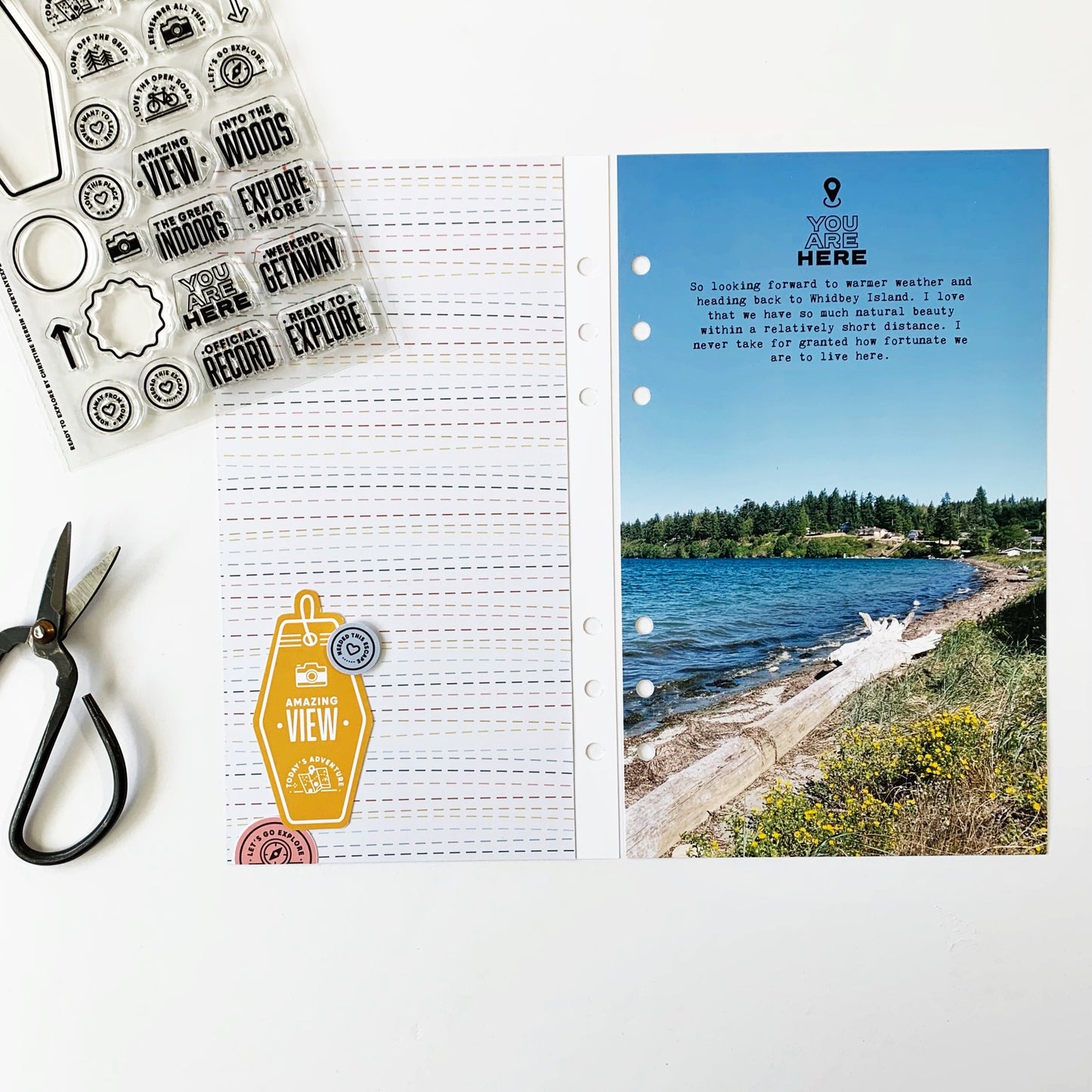 Ready to Explore - 4x6 Clear Stamp Set