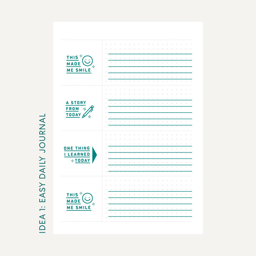 Format Series Journals: Week - A5 Journal