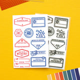 Passport - 4x6 Clear Stamp Set