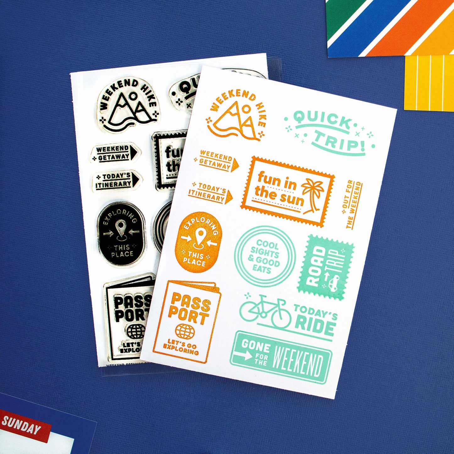 Weekend Getaway - 4x6 Clear Stamp Set